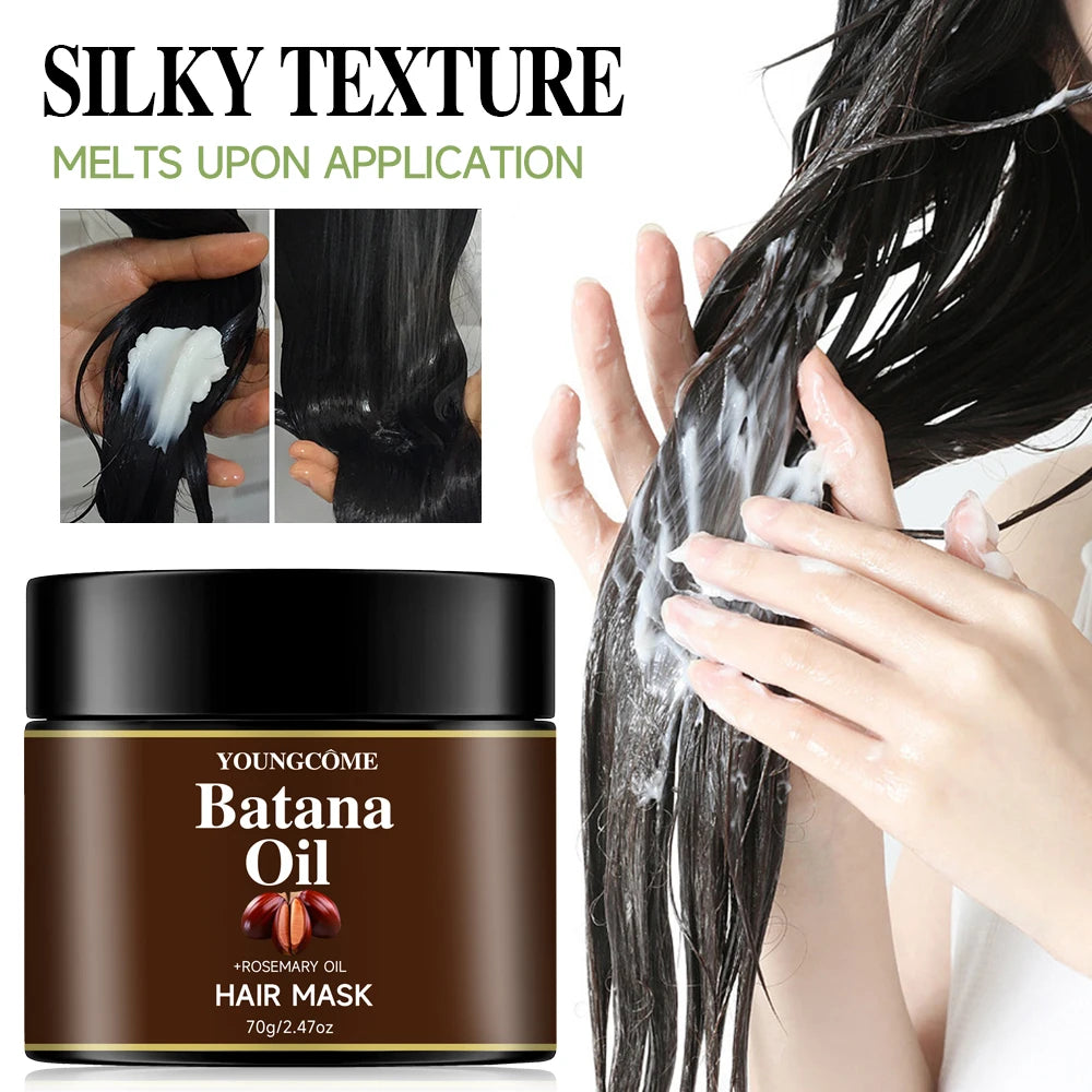 Natural 100% Pure Batana Oil For Hair Growth Batana Oil Butter Hair Mask Serum Smoothing Scalp Treatment Hair Care 2025 new
