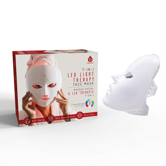 7-in-1 LED Light Therapy Face Mask – Advanced Skincare at Home!-0